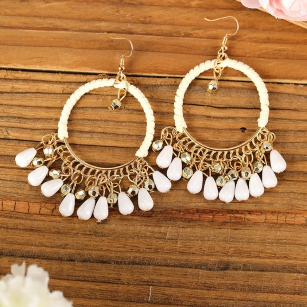 Boho Water Drop Dangle Earrings
